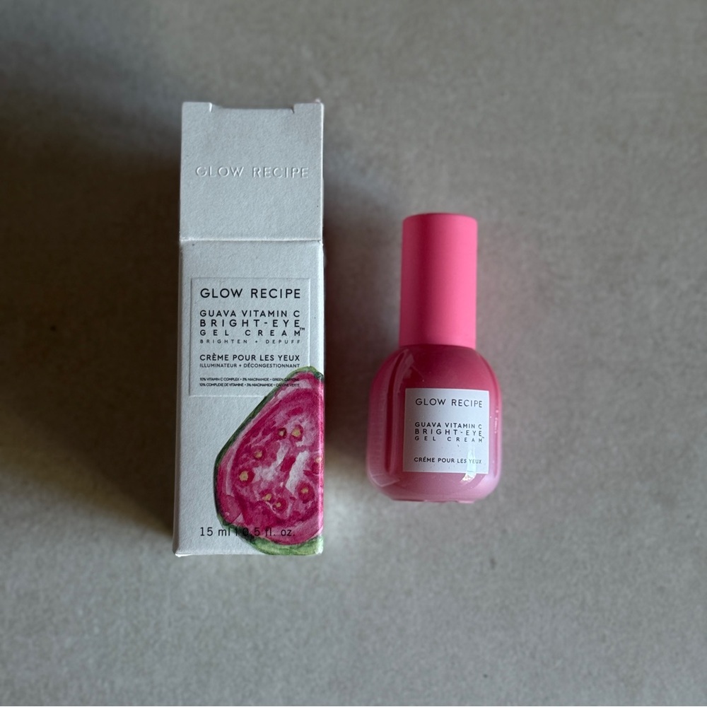 Glow Recipe Guava Vitamin C Bright-Eye Gel Cream 0.5 oz